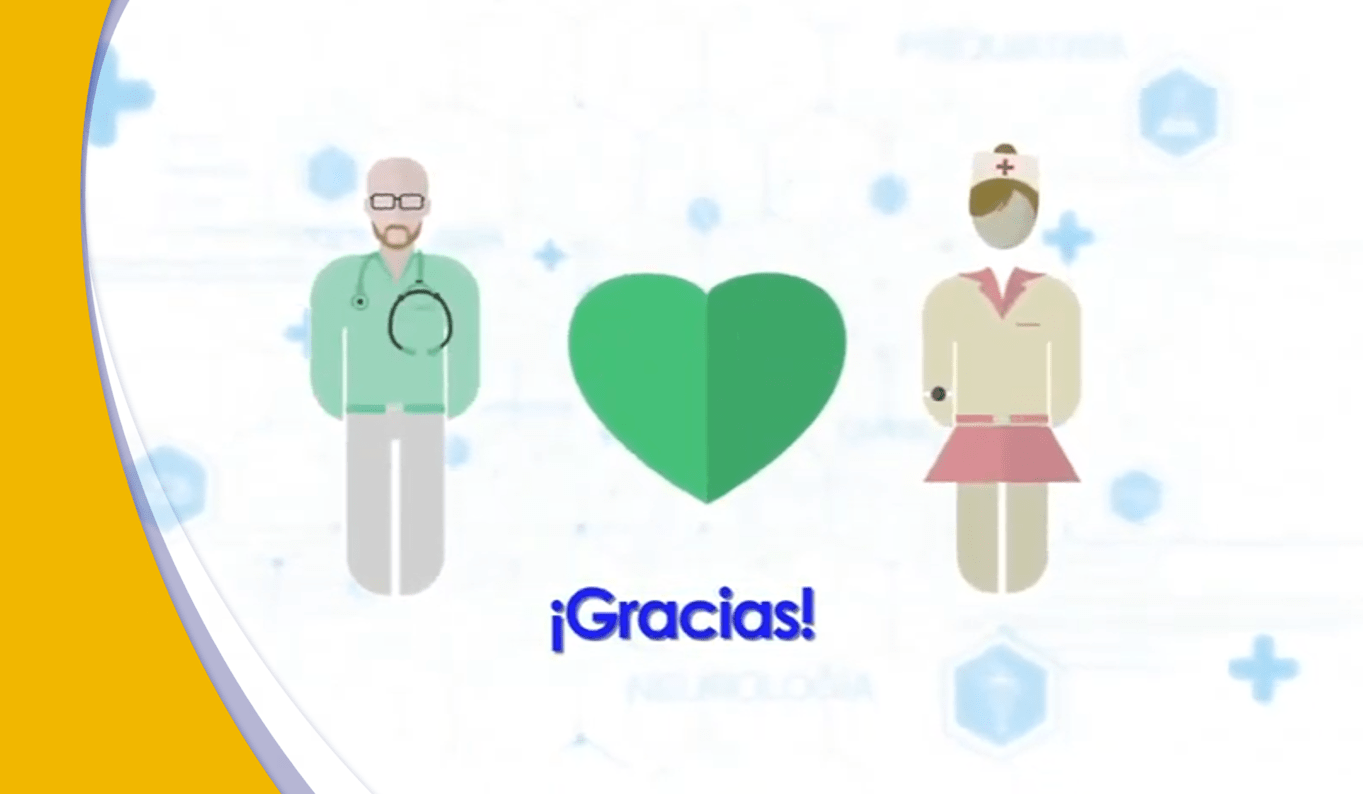 Agradecimiento a los médicos de Policlínica Metropolitana
