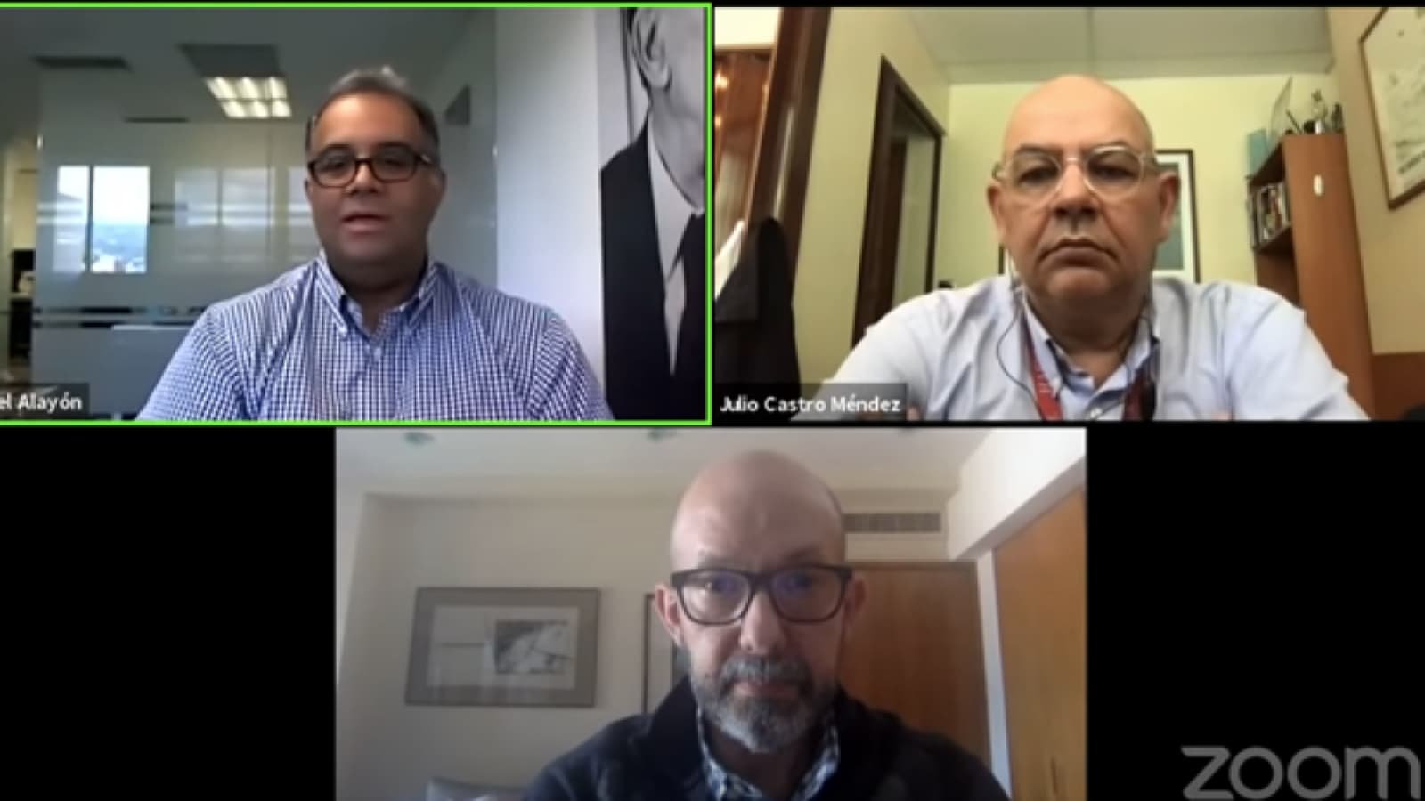 Doctores conversando sobre el Covid-19 en Venezuela
