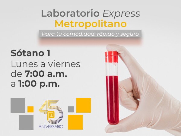 Laboratorio Express Metropolitano | Policlínica Metropolitana